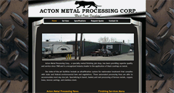 Desktop Screenshot of actonmetal.com
